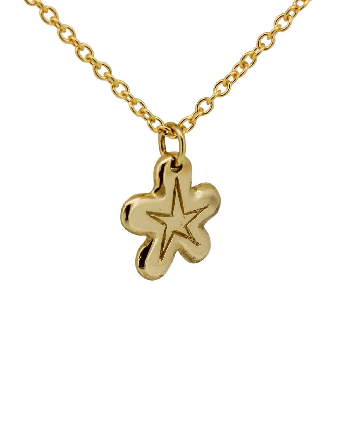 Gold Flower Pendant