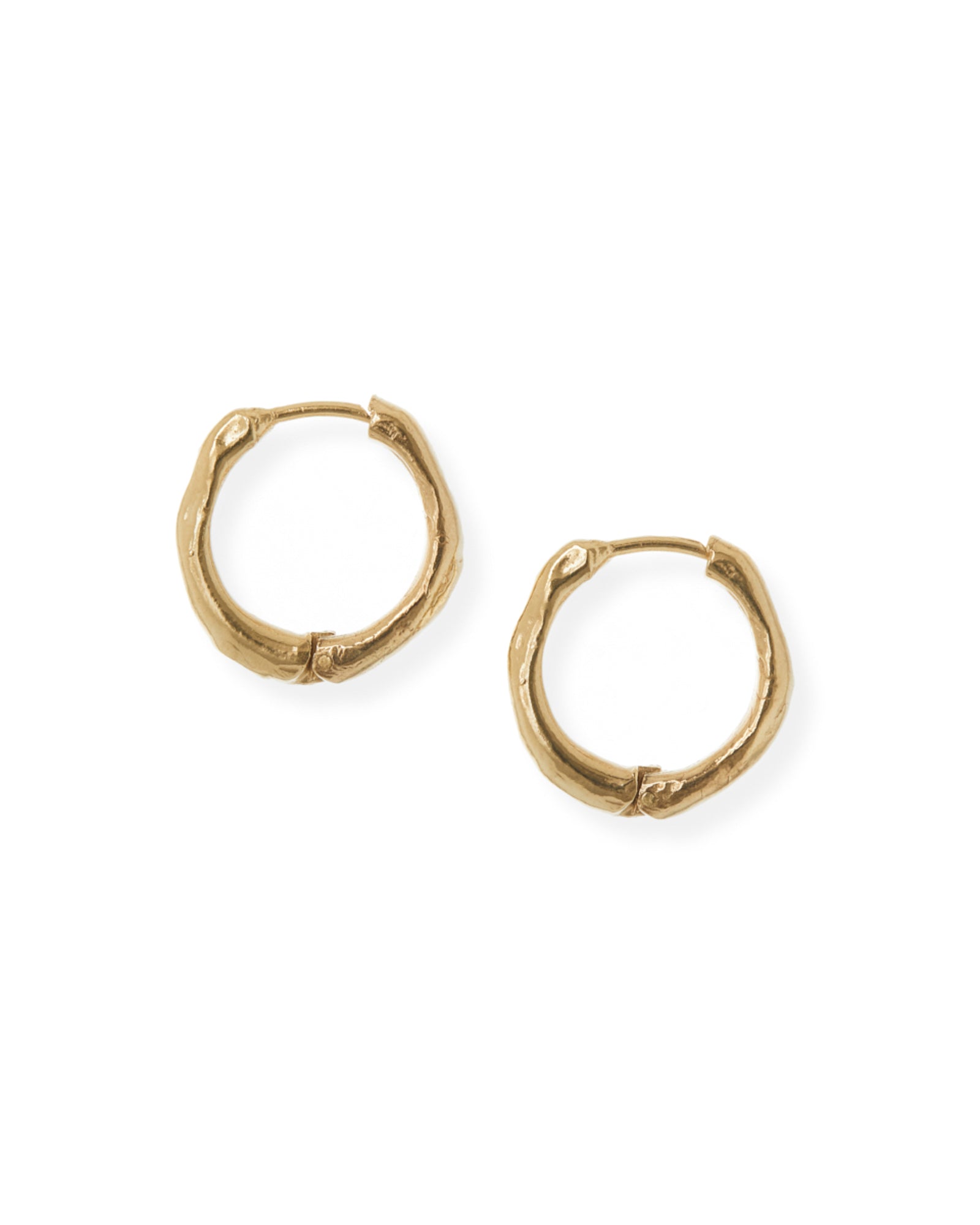 Gold Organic Hoops Extra Large