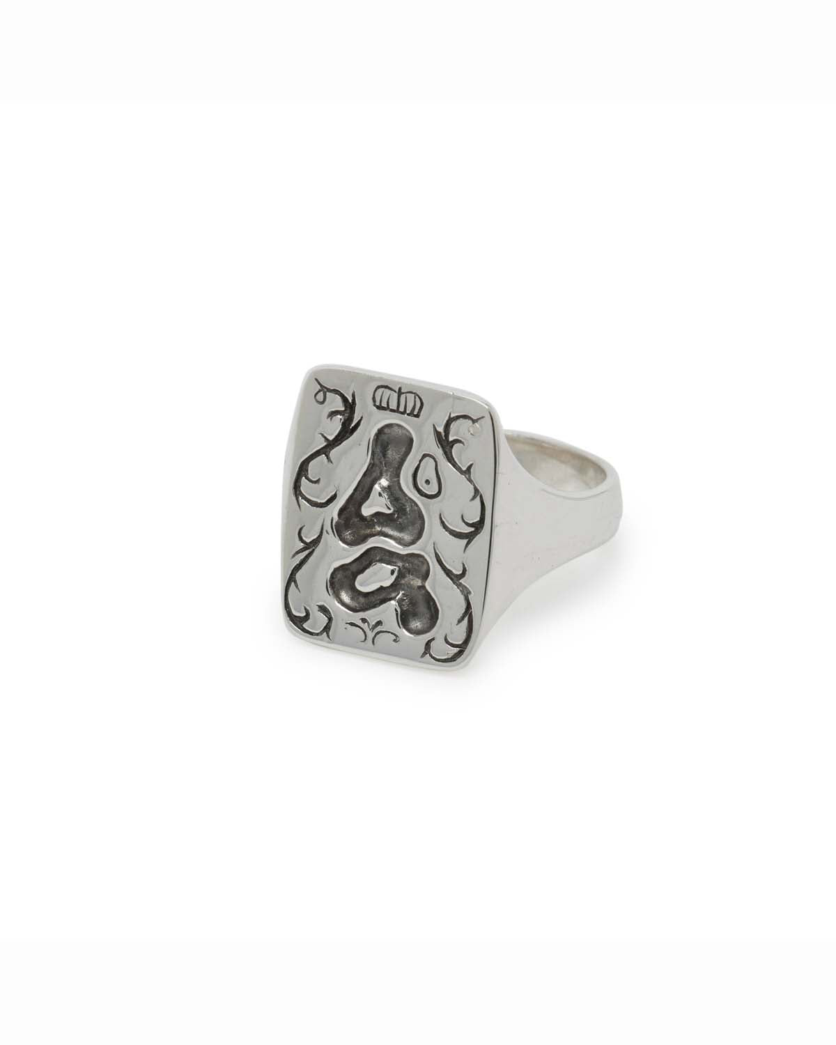 Feudal Silver Crest Signet 1