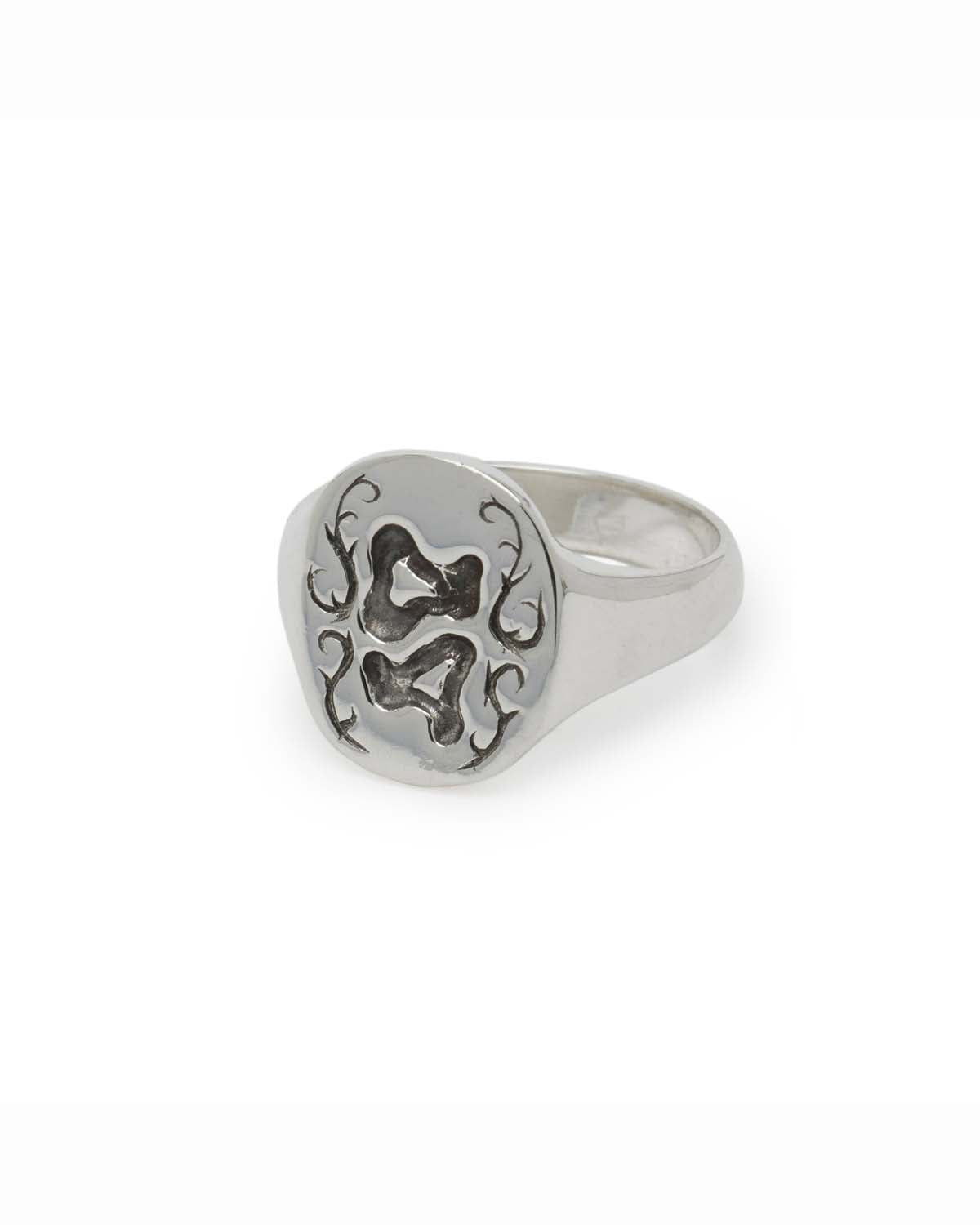 Feudal Silver Crest Signet 2