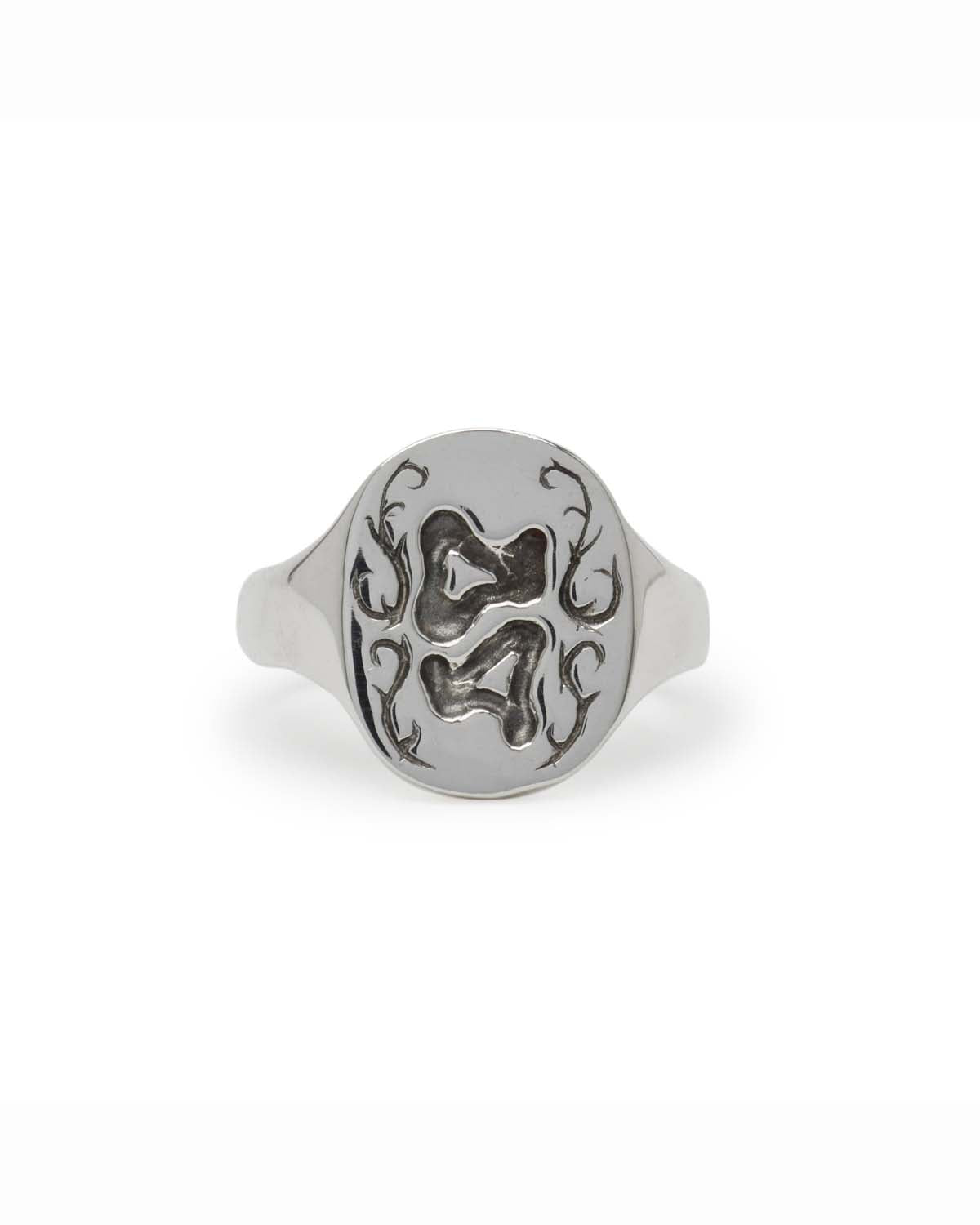 Feudal Silver Crest Signet 2