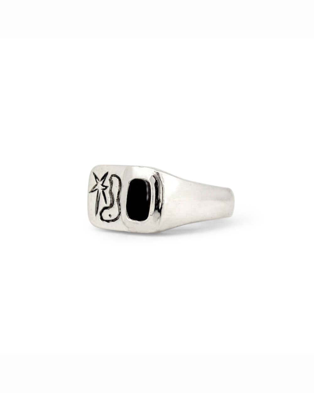 Form Onyx Silver Signet