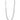 Long Cut Silver Cable Chain