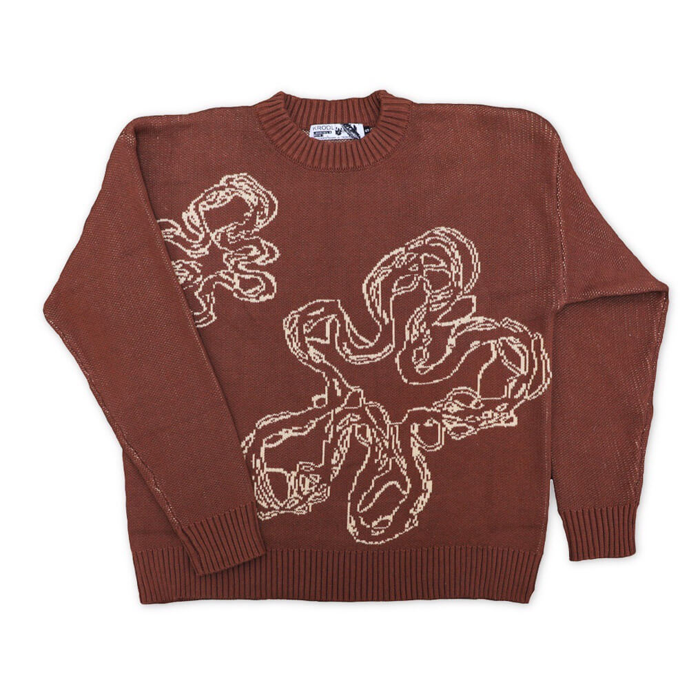 Brown Agrikultured Knit