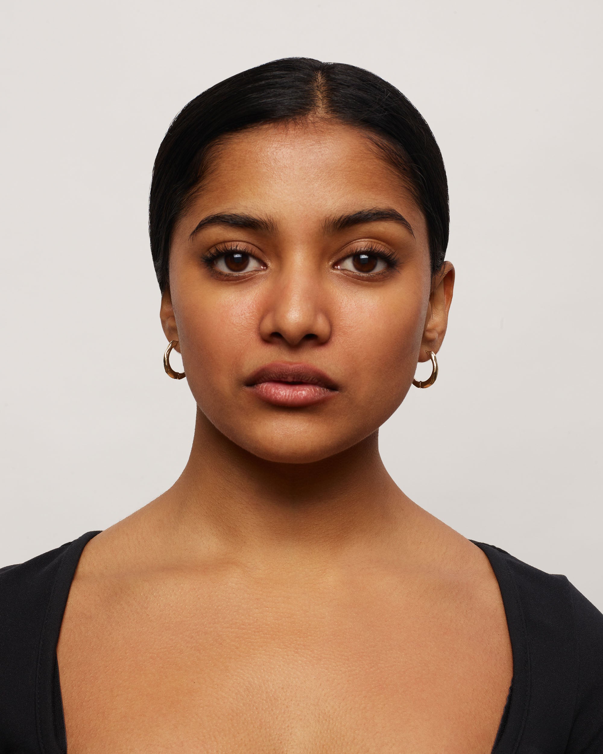 Gold Organic Hoops Extra Large