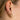 Gold Organic Hoops Large