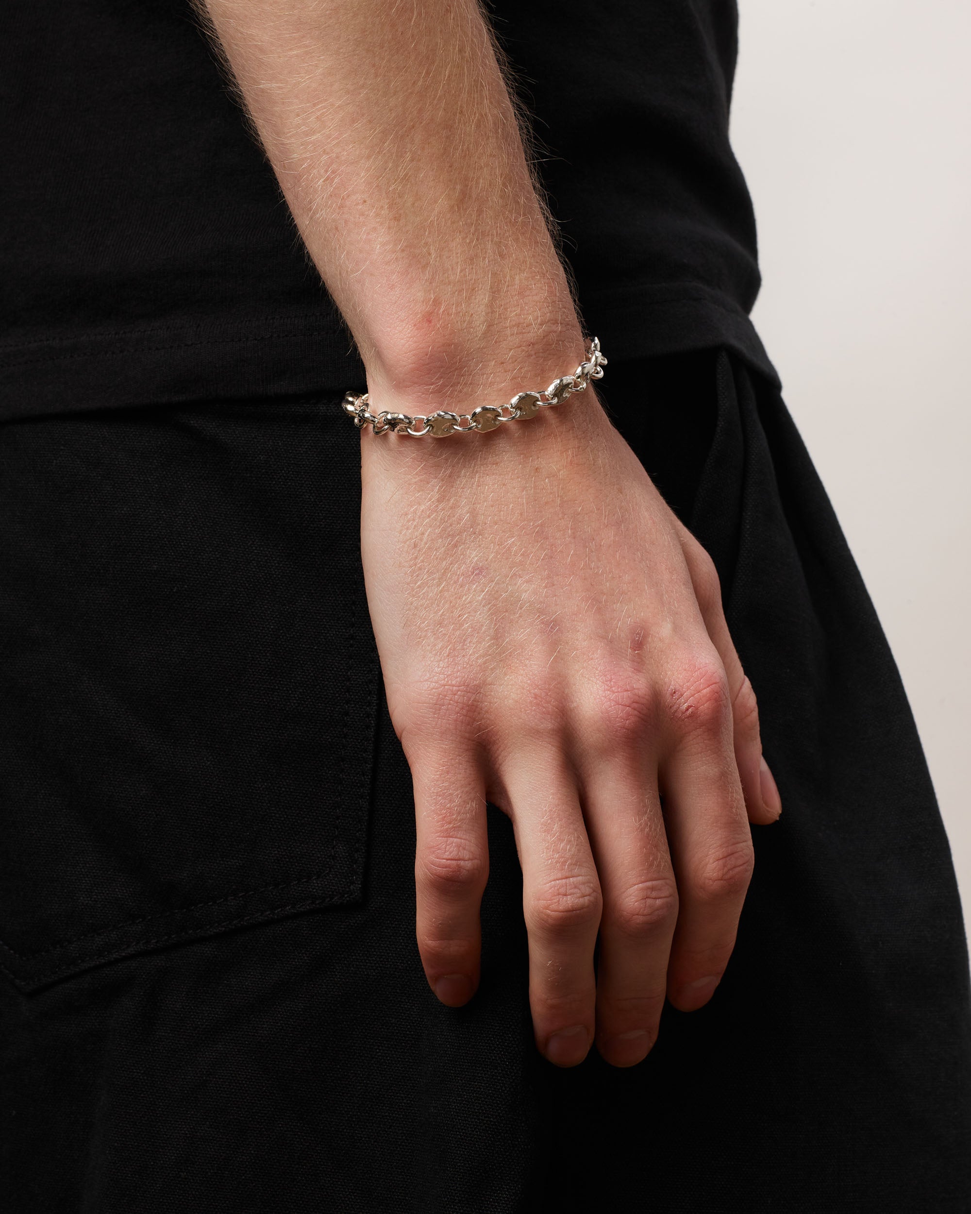 Silver Pebbles Bracelet