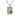 Silver Soft Rectangular Gem Pendant