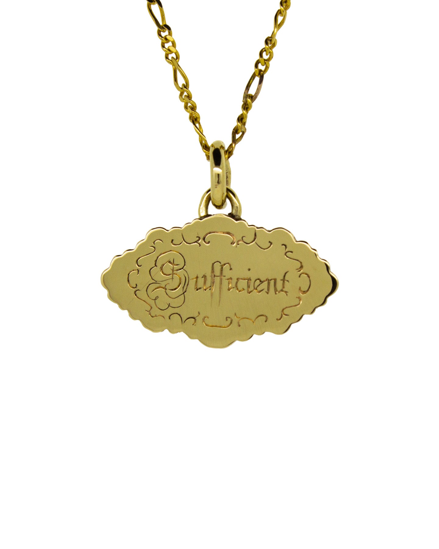 Gold Sufficient Pendant