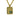 Gold Soft Rectangular Gem Pendant