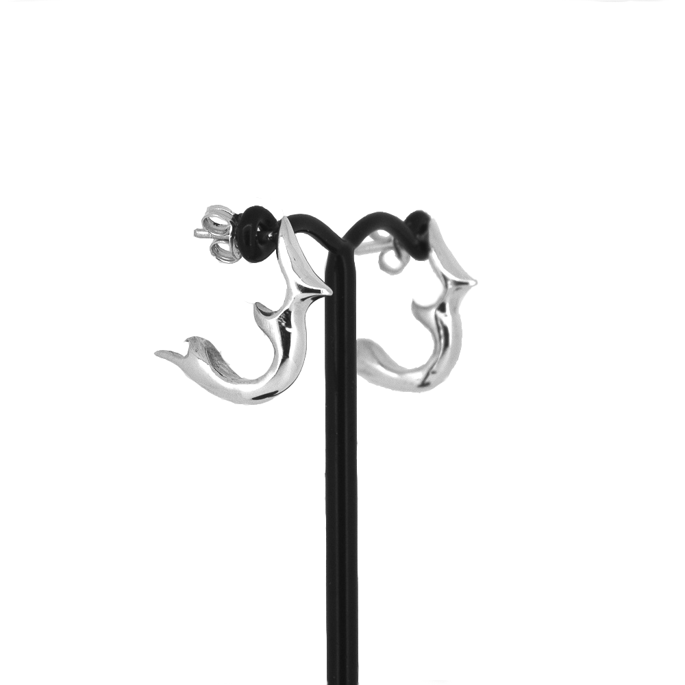 Silver Spiked Earring