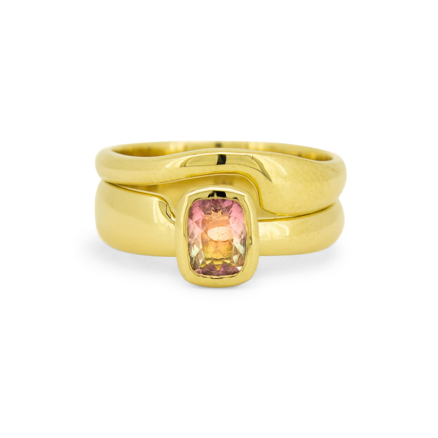 Watermelon Tourmaline Fitted Band